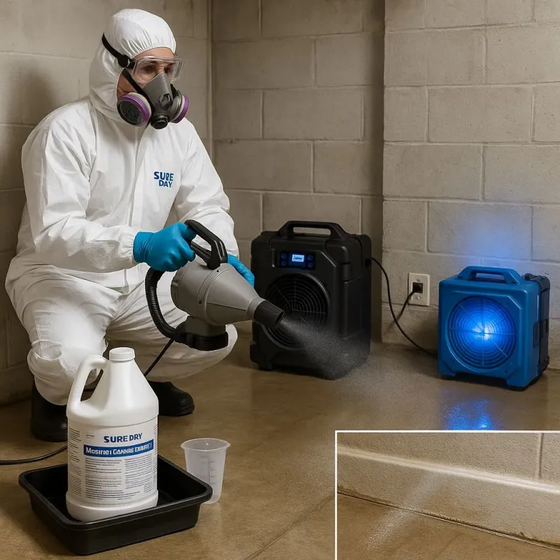 Sanitization and Odor Removal process in Okauchee Lake, WI